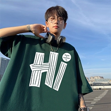 220克美式短袖t恤T2692，男装T恤，电商A486