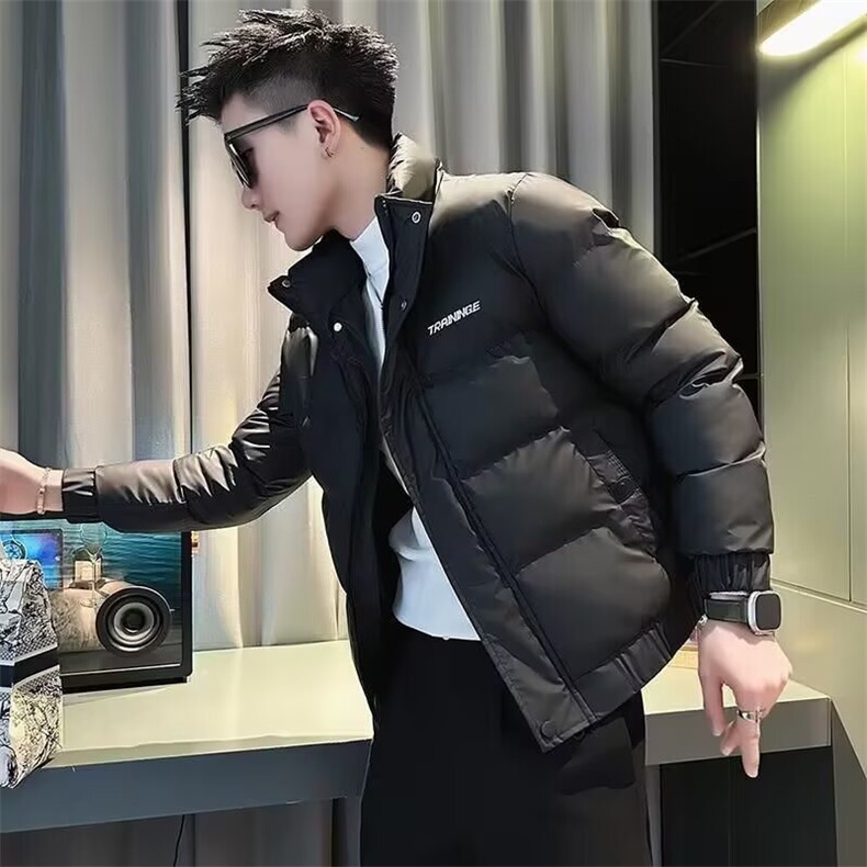 冬季男士立领棉服加厚保暖短款棉袄韩版休闲潮男帅气棉衣外套,男装棉衣,星座410-7
