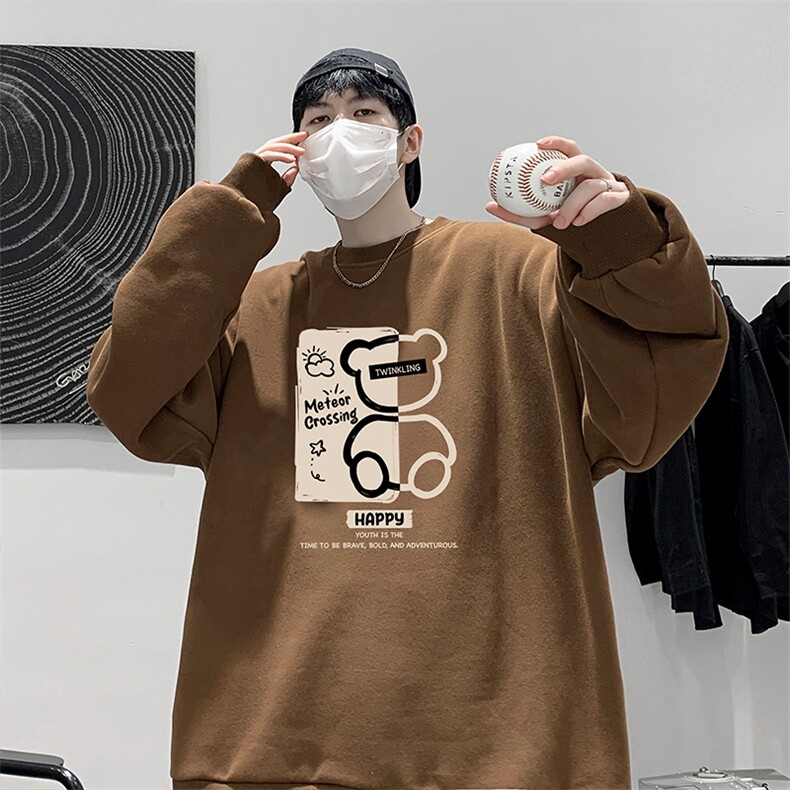 春季圆领卫衣男大码韩版宽松长袖外套S6352-P28,男装卫衣,电商A040