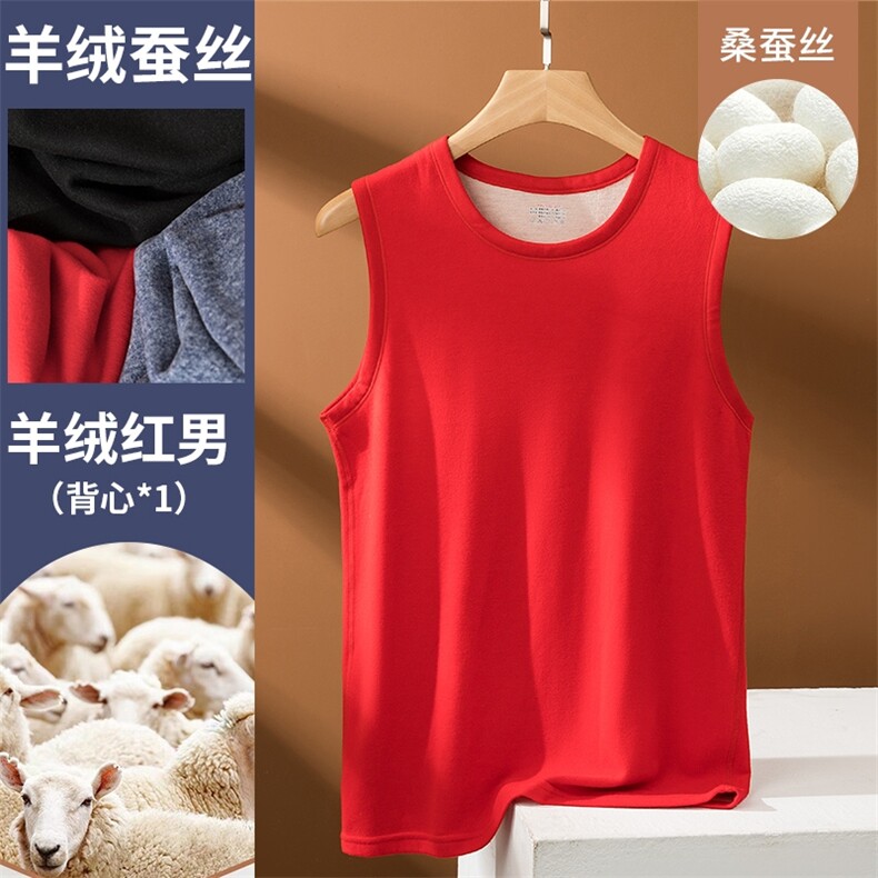 2025年秋季青春流行保暖背心，男装背心/马甲，雪迪羊绒