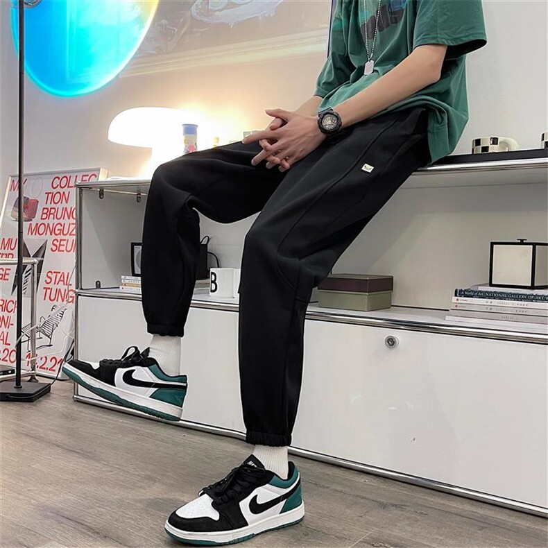 哈伦裤束脚卫裤2026春季小脚潮男流行运动裤k375-p45,男装休闲裤,电商A221A