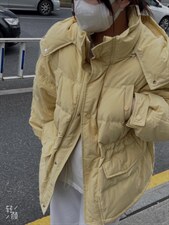 韩版收腰版羽绒服，女装羽绒服，玩美