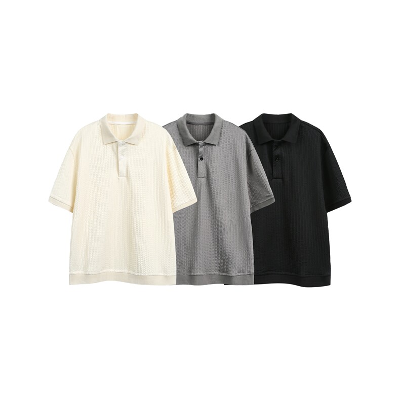 夏季新款提花POLO衫PL2566-P40控68,男装Polo衫,电商A072