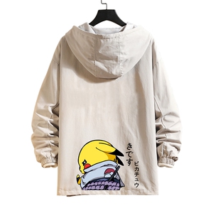 JK41036-P85 加棉款-P115 纯棉连帽夹克男士大码工装夹克男 砖墙图片