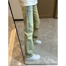 【有货】N8025CC-特P40黄泥色弯刀牛仔裤美式复古cleanfit裤子，男装牛仔裤，星座1007（原301D）