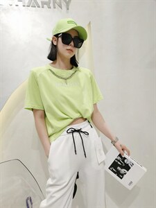 【现货】【2022】【夏装新品】9532短袖彩色T恤图片