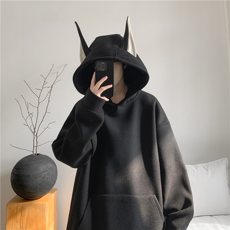 XZ222-1/DRD01/P65/控78/加绒P75/控88重磅呢料设计感连帽卫衣,男装卫衣,星座809A(原222-1)