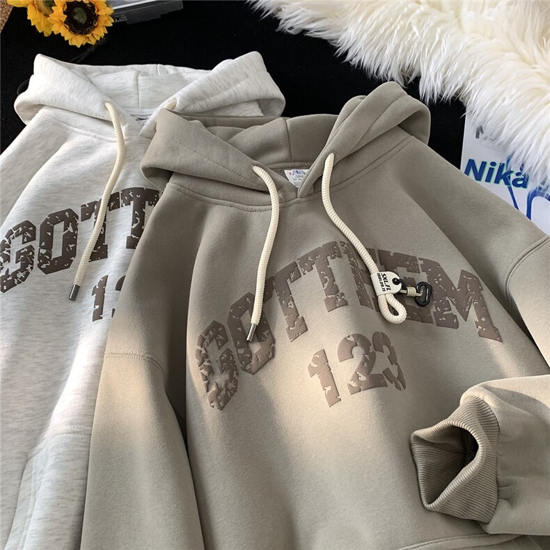 抖音得物高品质印花连帽卫衣常规款-B386-DB24特批55控85，男装卫衣，电商B386