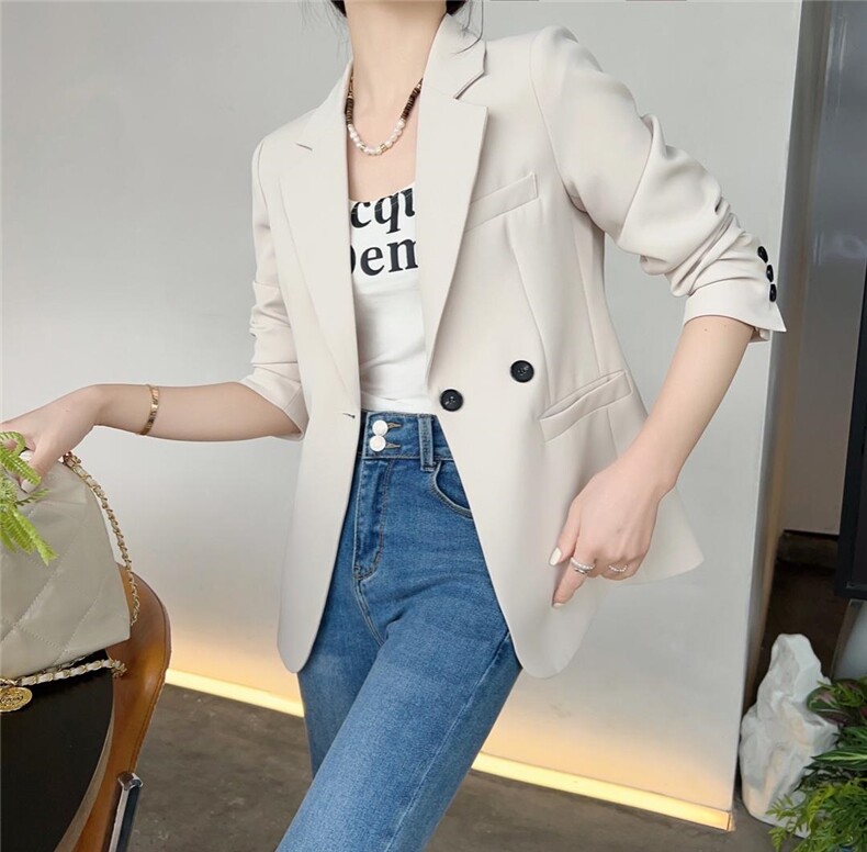 2023春款西装/经典外套，女装西装，韩伊雪