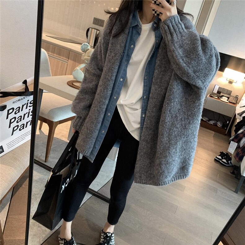 复古牛仔衬衫，女装衬衫，XTZ style