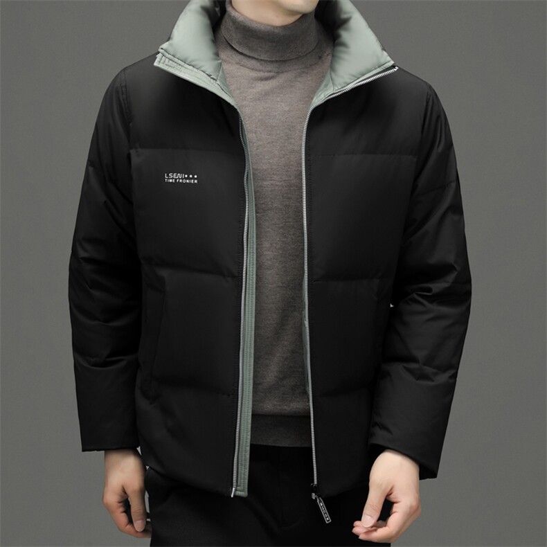 BZY2326钱塘2020-2百搭时尚休闲简约冬季厚款中年男士羽绒服P175,男装羽绒服,钱塘207-2
