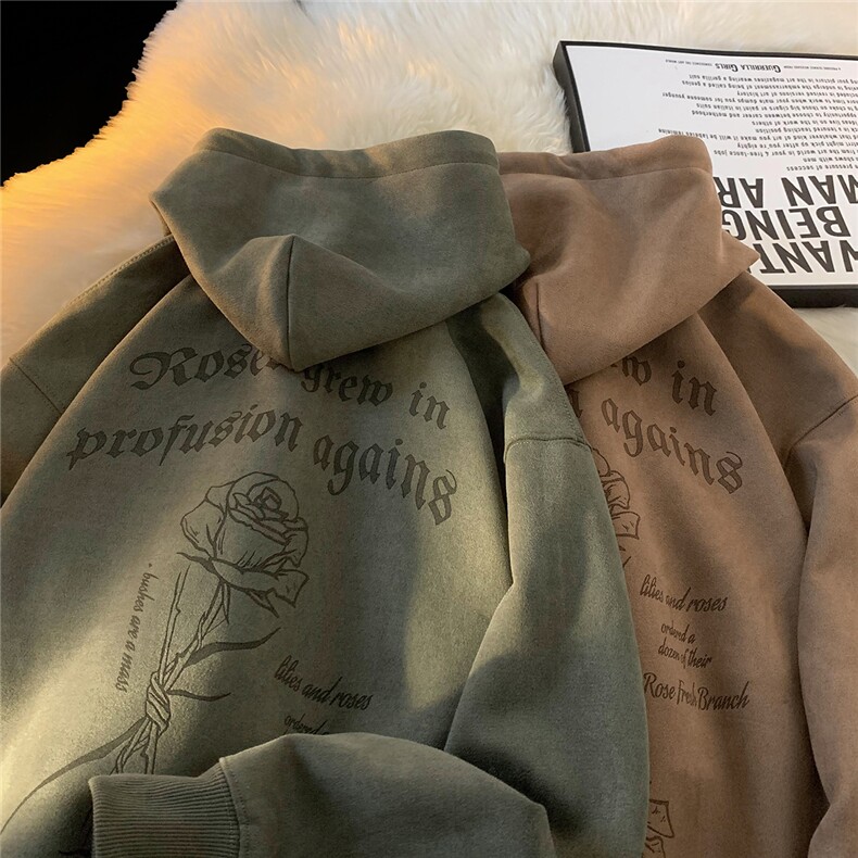 主推款春季大码重磅烧花麂皮绒连帽卫衣JF92-P58限78加绒P65控88,男装卫衣,电商A422-1