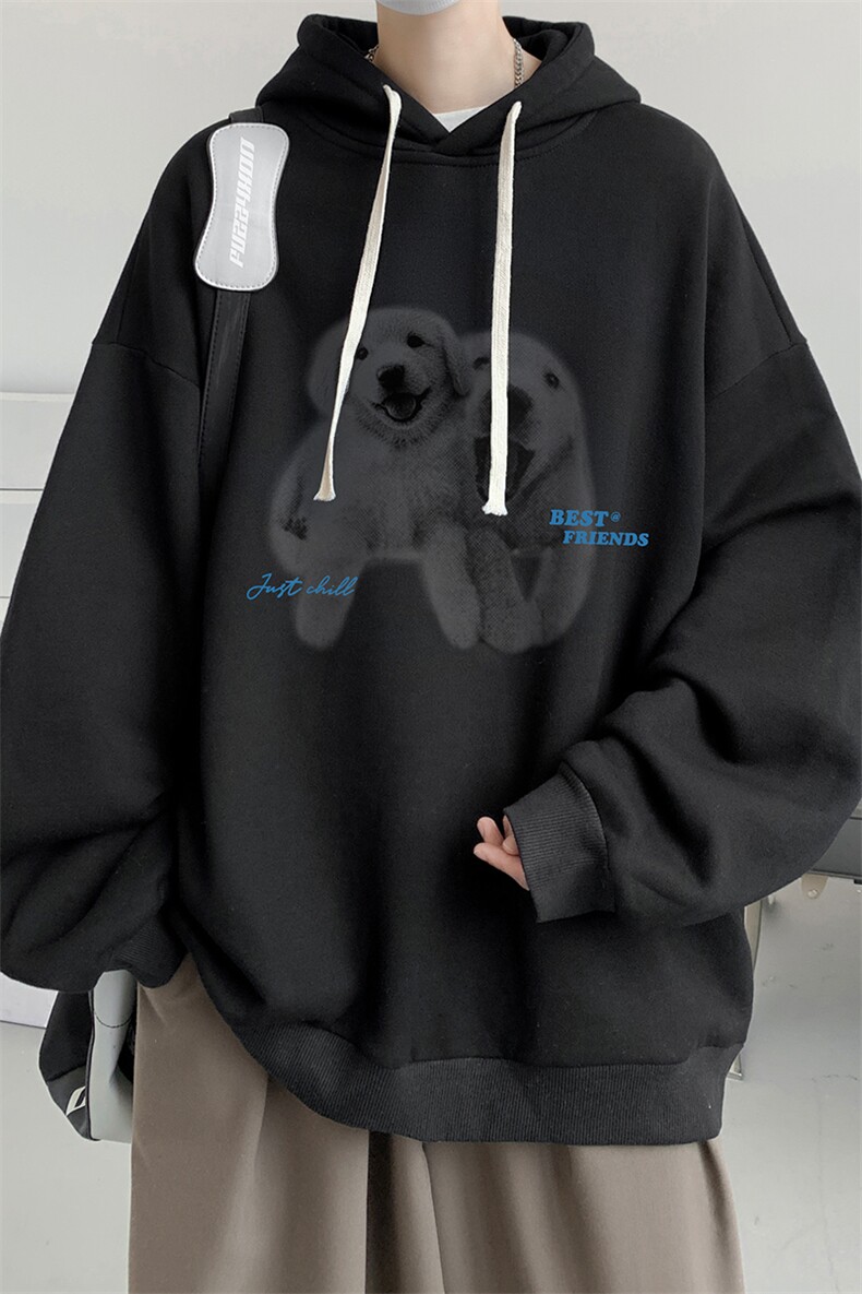 连帽卫衣男大码胖子帽衫大号运动服WY2455-P35,男装卫衣,电商A040