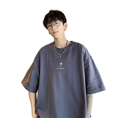 230g重磅纯棉!夏季短袖t恤男半袖男NT190-特P19控38，男装T恤，电商B367