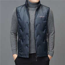 2023年休闲时尚高端男士羽绒服马甲P230，男装羽绒服，电商D223-1