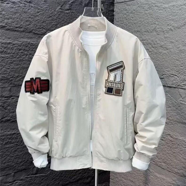 1506-1/J33931/P57新款潮牌美式贴标刺绣棒球服外套男士高档夹克,男装夹克,星座1506-1