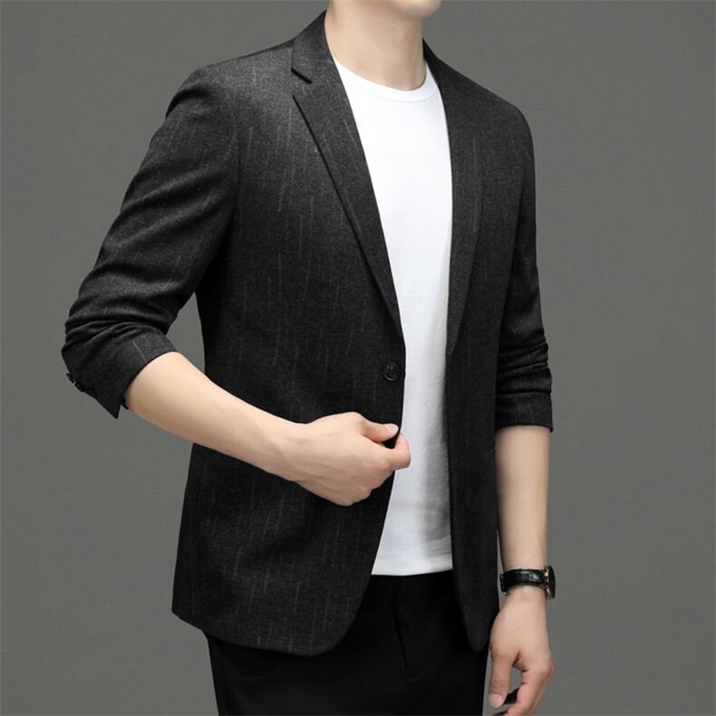 2022西服男士春秋季新款休闲西服商务休闲单西防晒上衣时尚外套男,男装西服,钱塘6003（原4033）