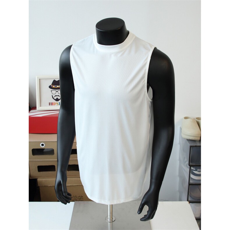 现货！夏季透气凉感背心户外运动风纯色简约-LK80067-特批23，男装背心/马甲，电商A061