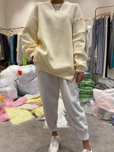 现货2021新款韩版女装卫衣，女装卫衣/绒衫，one to one for you