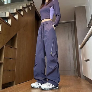 K101-P44 男生美式工装裤男秋季新款2025新款休闲冲锋裤直筒长裤图片