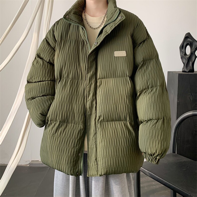 W8210P120控168大皂肌理感新面料宽松休闲棉衣棉服现货,男装棉衣,电商B205