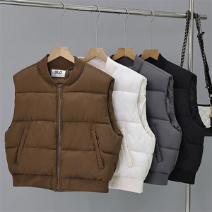 CC046-P55棉服马甲2025秋冬新款韩版宽松棉坎肩立领图片
