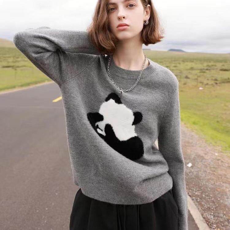 打底衫女秋冬内搭圆领套头保暖长袖针织毛衣，女装针织衫/毛衣，鑫友供货