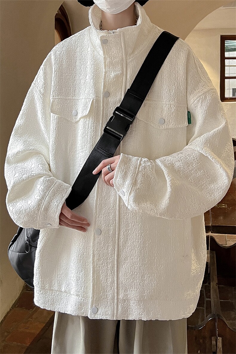 小香风美式牛仔夹克男宽松大皂风百搭工装外套JK8740P125控168,男装夹克,星座226-1
