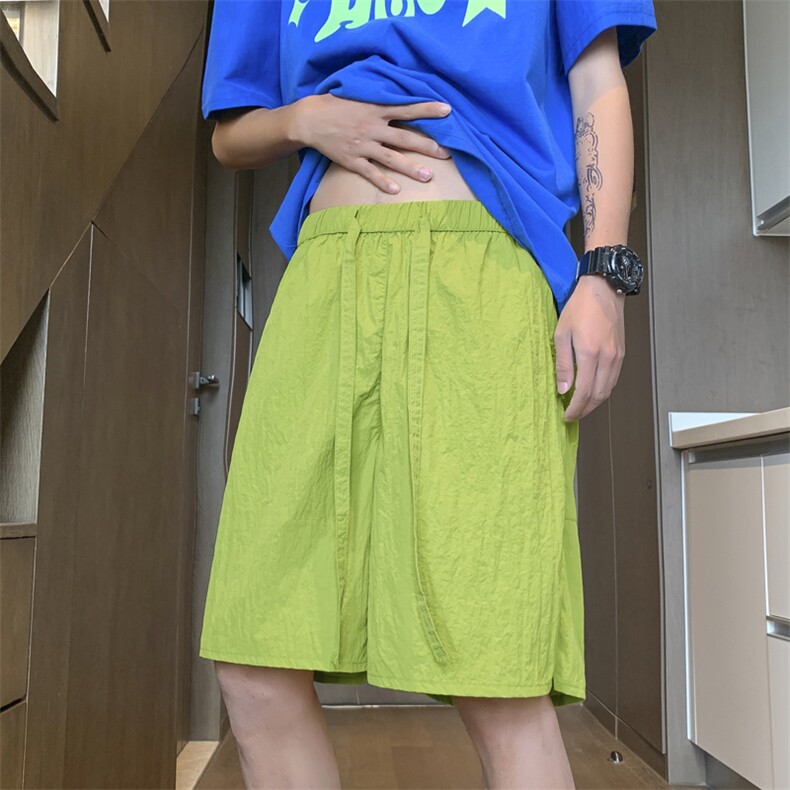 速干短裤男夏季薄款多巴胺运动裤子休闲五分沙滩裤  DK290-特批18图片