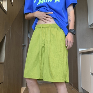 速干短裤男夏季薄款多巴胺运动裤子休闲五分沙滩裤  DK290-特批18图片