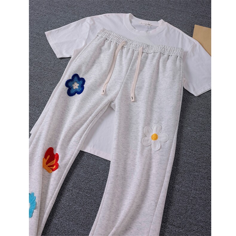 【杭州货档口现货】秋冬花卉男女卫裤休闲裤XZ610A-特P48-控79,男装休闲裤,星座610A
