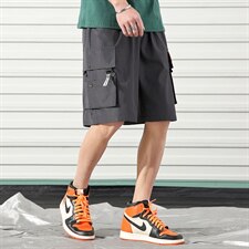 2021夏季新款日系男大码休闲裤运动工装短裤五分裤K350-P40，男装休闲裤，电商A001