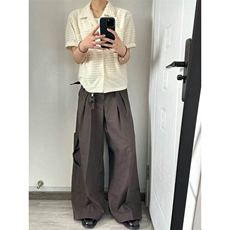原版面料档口现货~夏季狐绒萃古巴领透气老钱风短袖CT25113批48，男装T恤，星座1004-6