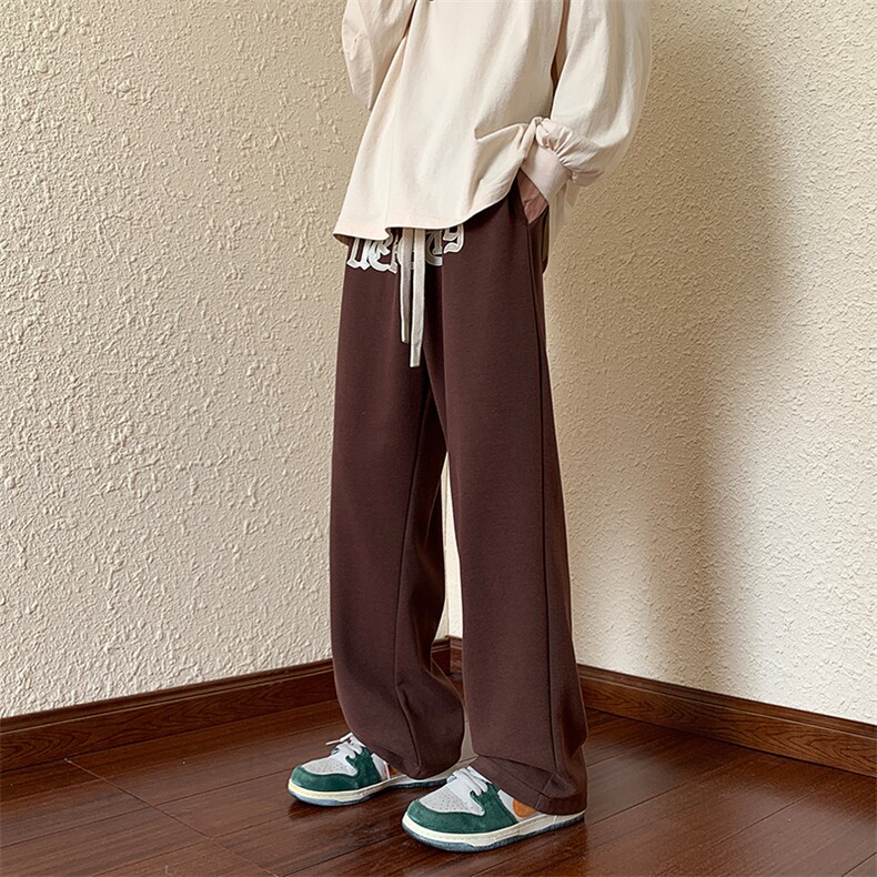 港风抖音品质万针刺绣休闲裤卫裤长裤A014-DY2182-P65控88,男装休闲裤,电商A014