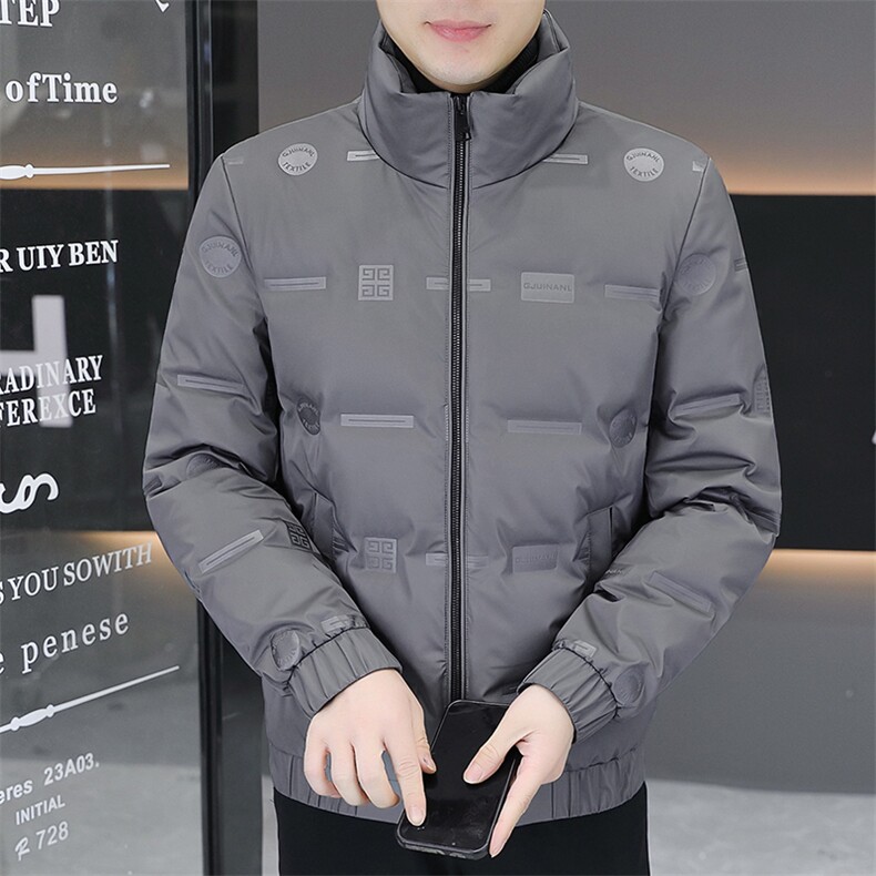 1018-MY935-P115冬季羽绒服新款百搭男保暖立领白鸭绒潮牌外套潮,男装羽绒服,星座1018