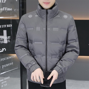 1018-MY935-P115冬季羽绒服新款百搭男保暖立领白鸭绒潮牌外套潮图片
