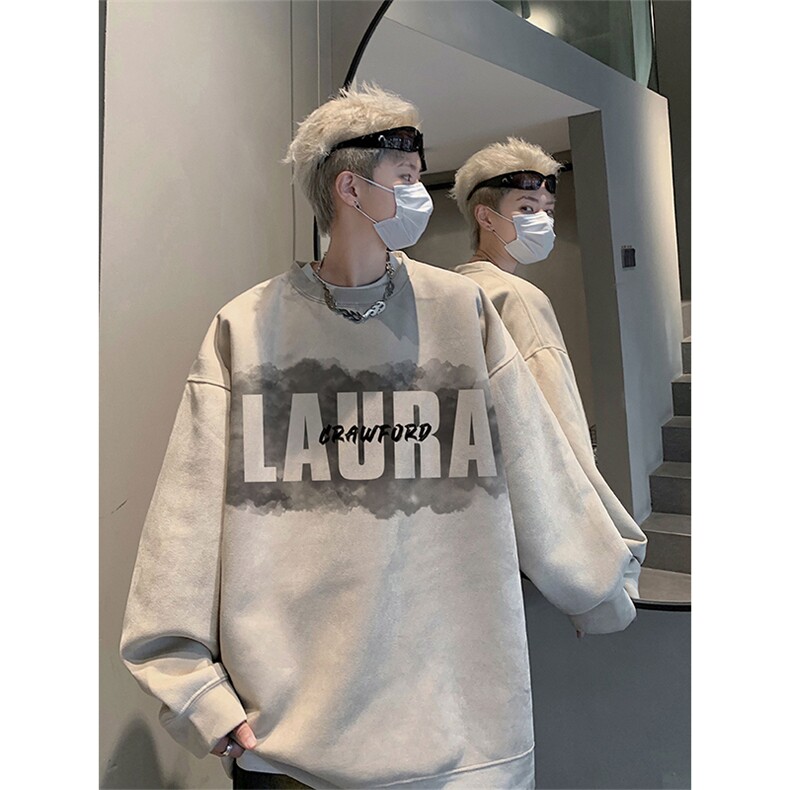 2025秋季男潮流休闲wyjp-4378 卫衣圆领麂皮绒 特p35  控69图片