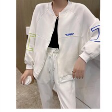 字母卫衣棒球服，女装卫衣/绒衫，美惠百合