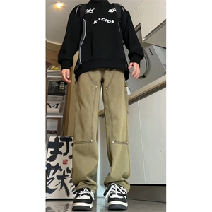 2024春款现货伐木工装牛仔裤男宽松直筒裤GK07-P55-限价68图片