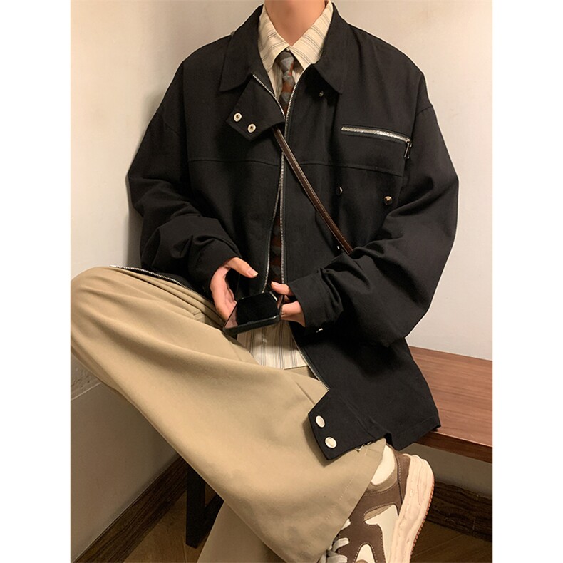 春秋夹克日系机能外套小众设计感上衣港风潮1016-1JK53P88K118,男装夹克,星座1016-1（原电商B408-1）