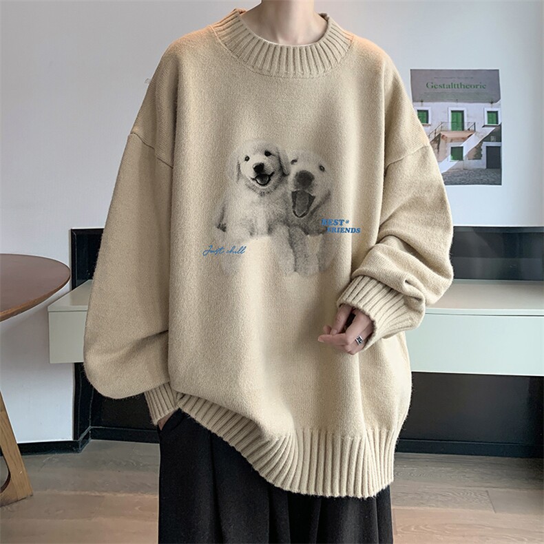 半高领毛衣男大码胖子针织衫毛线衣M18455-P45加绒款-P65,男装针织衫/毛衣,电商A040