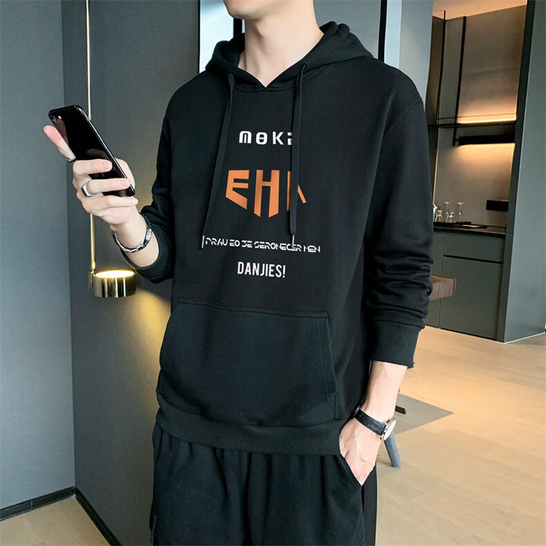 卫衣男2021春秋季韩版青少年运动休闲潮流连帽衣服DF173T,男装卫衣,电商A102