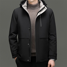 BZC23001钱塘2020-2新款时尚休闲简约冬季厚款中年男士羽绒服P270，男装羽绒服，钱塘207-2