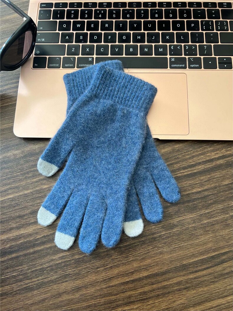 2025时尚百搭通勤简约休闲可触屏手套加厚款男女可戴，手套，丽靓一衫