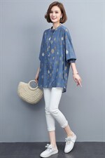 2021春季新款时尚优雅气质宽松舒适衬衫，女装衬衫，悦见她