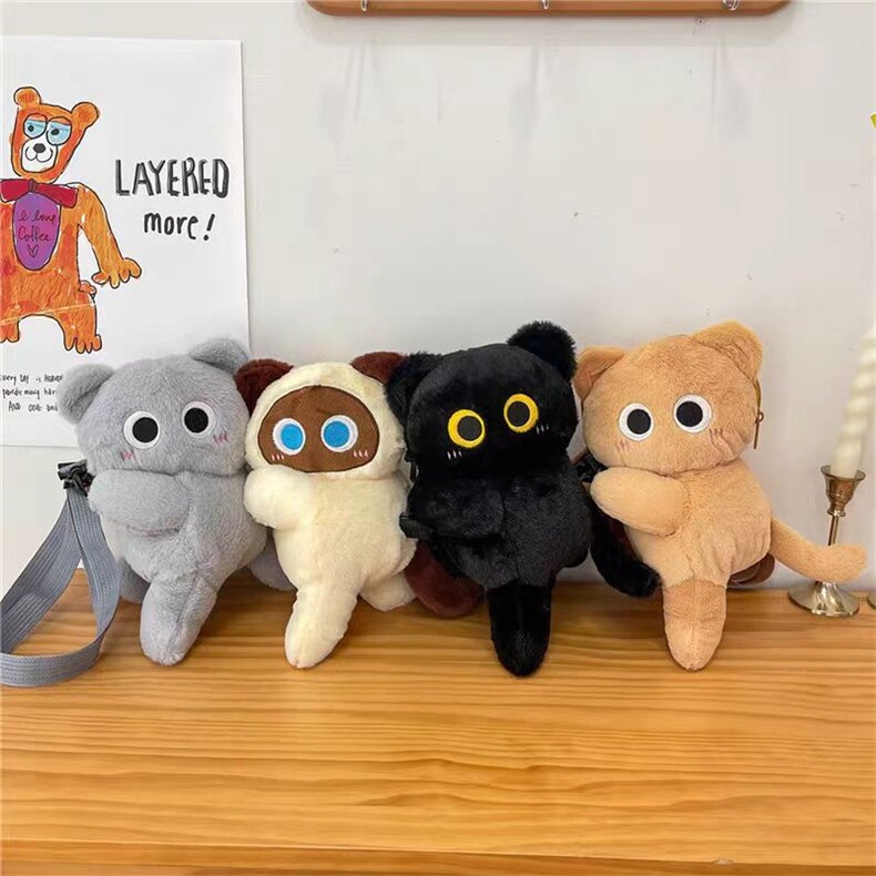 歪头小猫，多米毛绒玩具厂