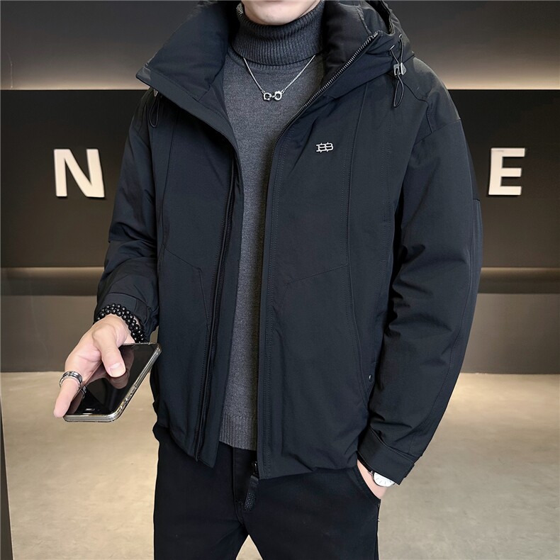 M-3XLB3539938P220灰连帽2025冬羽绒服【标50控活动价318】,男装羽绒服,电商B353