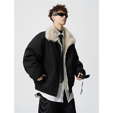 CLEANFIT座山雕棉服美式高街设计感重磅翻领外套A170-M902-TP108，男装棉衣，电商A170