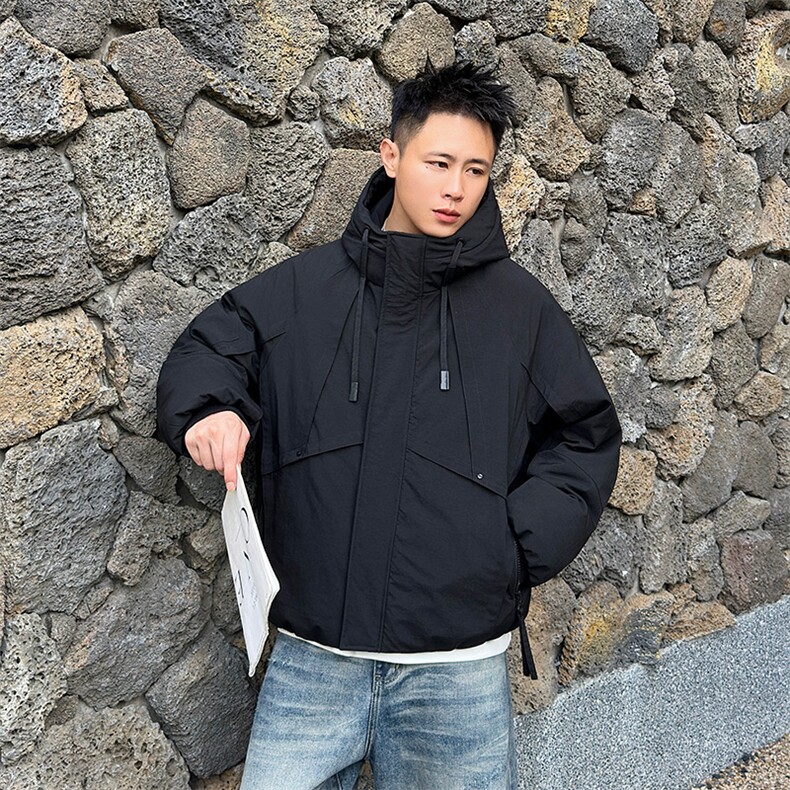 2025冬季标90绒连帽白鸭绒羽绒服大码375-p370,男装羽绒服,星座223（原229-2）