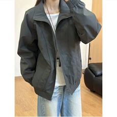 户外夹克男立领纯色上衣冲锋衣外套DSA157B-JK7866-P55，男装夹克，电商A157B
